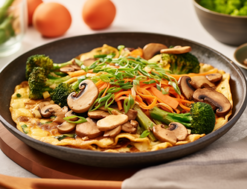 The Ultimate Low Carb Vegetarian Stir Fry Omelette: From Wok to Plate